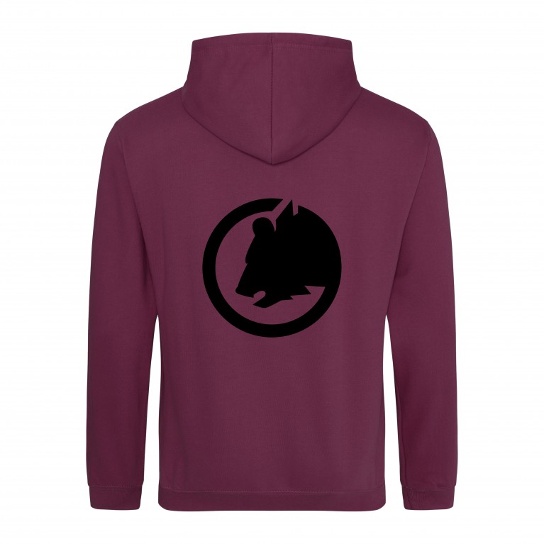 Hoodie - Burgundy Smoke