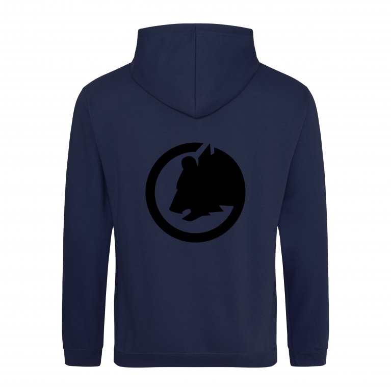Hoodie -  Navy Smoke