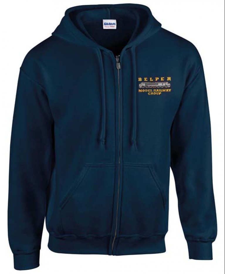 Navy Zip Hoodie