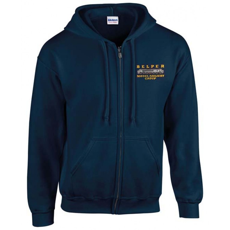 Navy Zip Hoodie