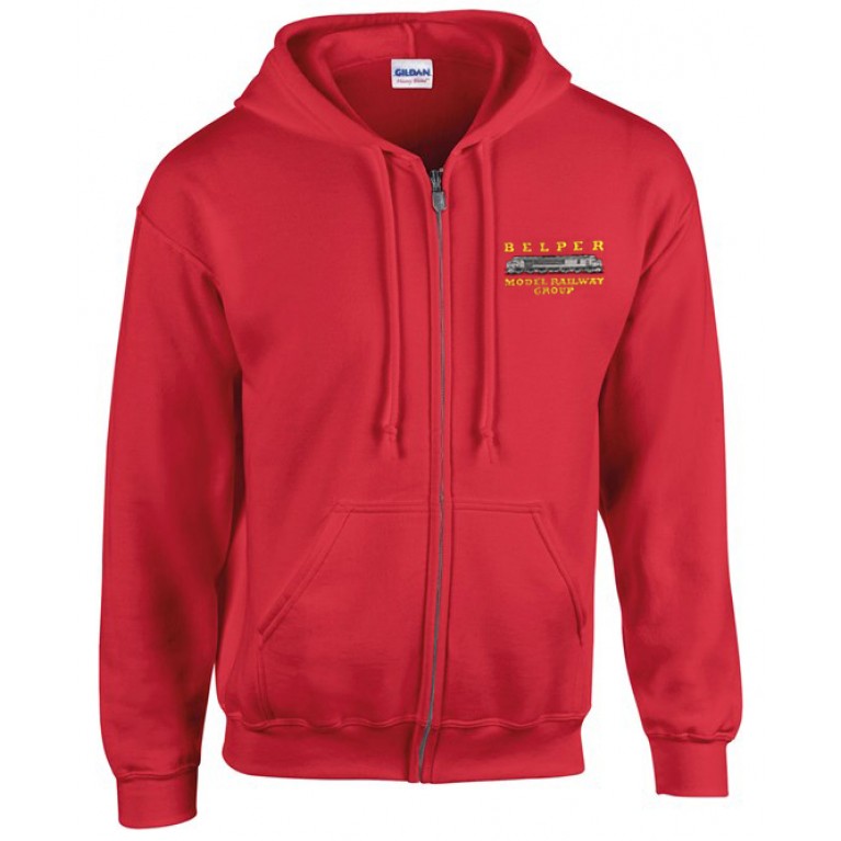 Red Zip Hoodie