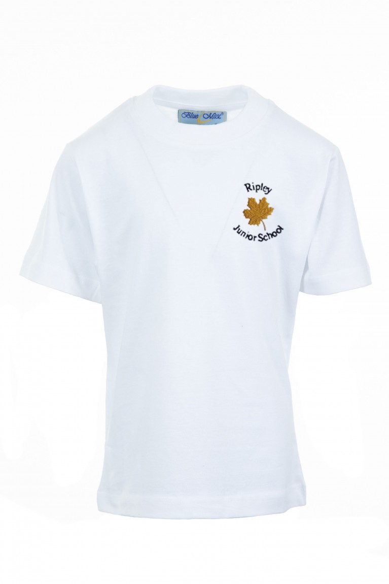 White P.E T-shirt
