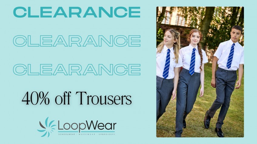 40% Off School Trousers – Final Clearance Sale