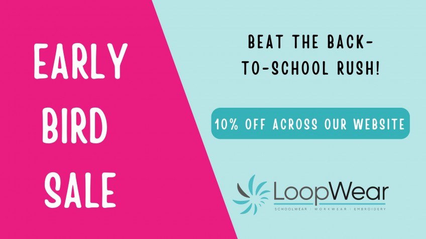 Early Bird Sale – Get ready for September! Early Bird Sale – Get ready for September!