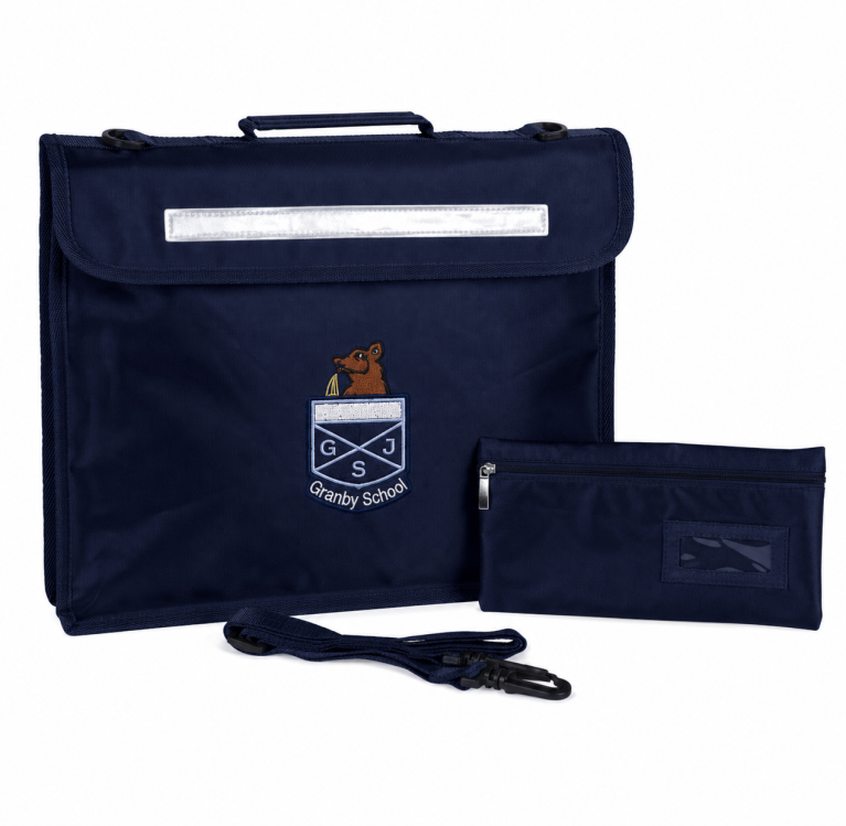 GBY Navy Long Handle Bookbag