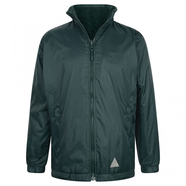 Plain Green Reversible Showerproof Jacket