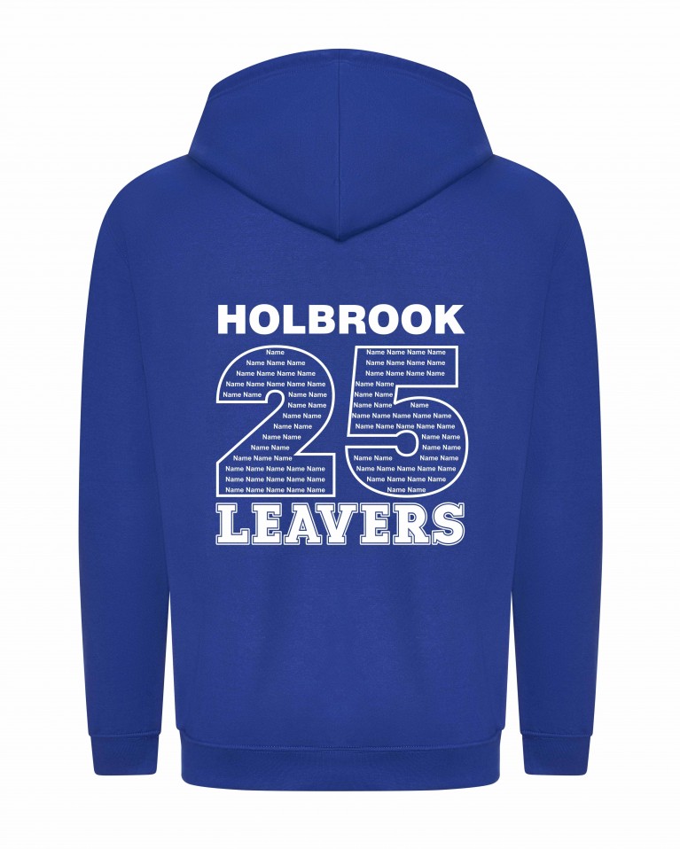 Holbrook C of E Primary School Leavers Hoodie 25 - Classic +