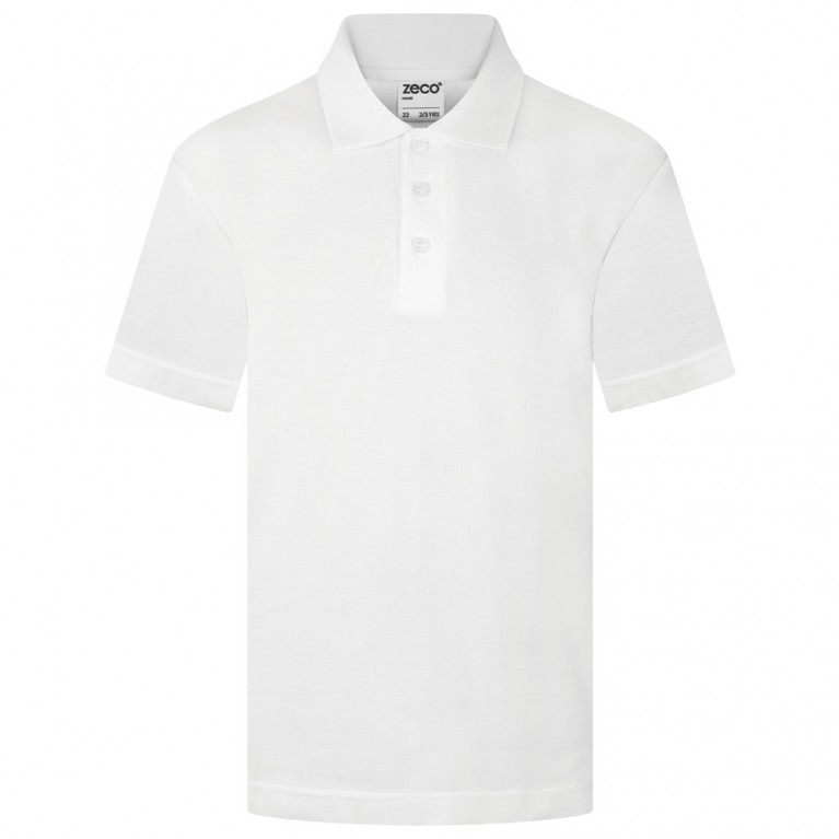 Plain White Polo Shirt