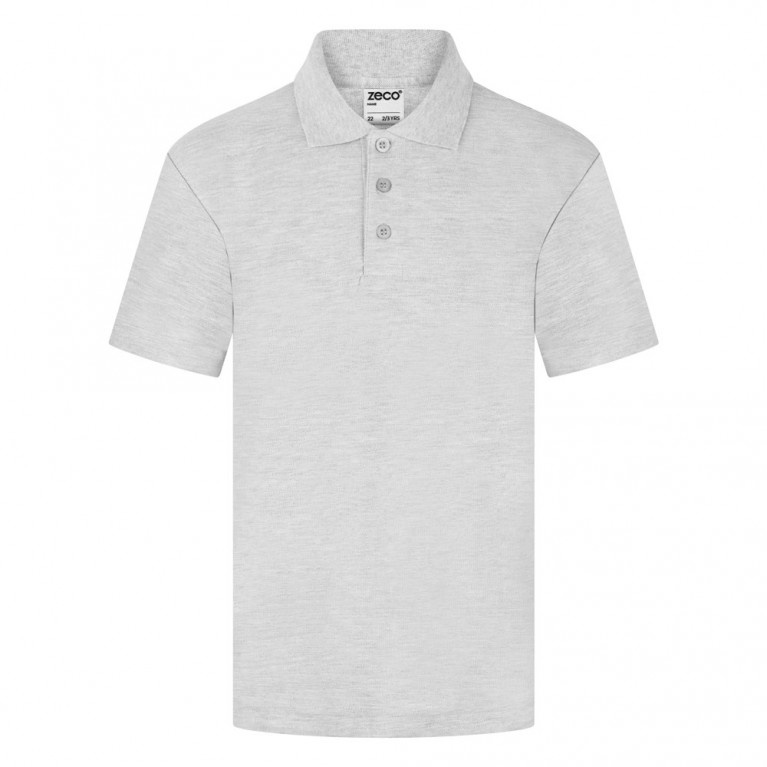 Plain Grey Polo Shirt 