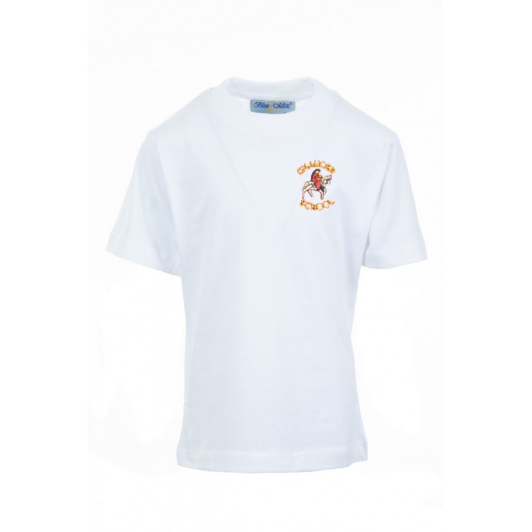 White P.E T-shirt 