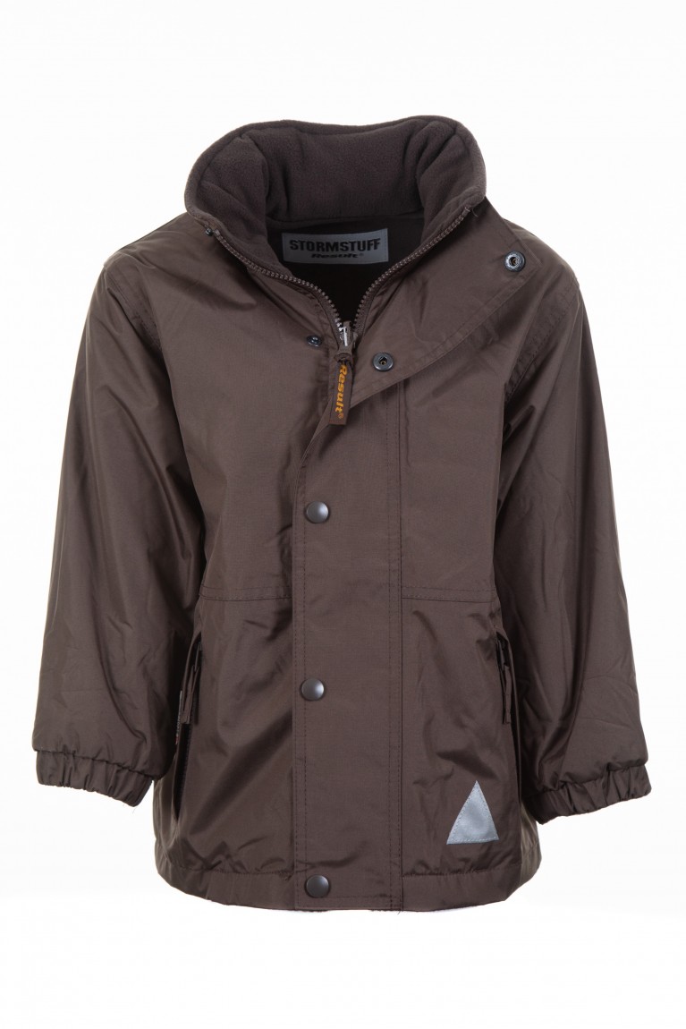 Brown Stormdri Reversible Waterproof Coat