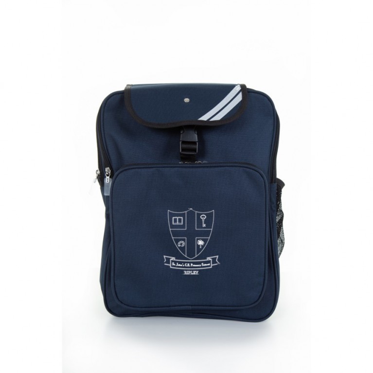 Navy Backpack - Printed
