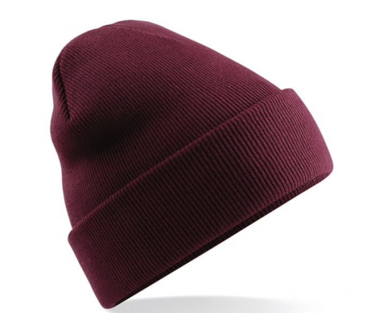 Plain Burgundy Beanie