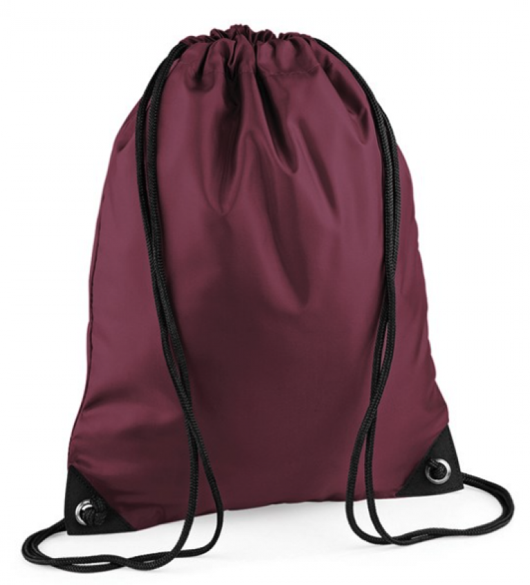 Plain Burgundy P.E Bag