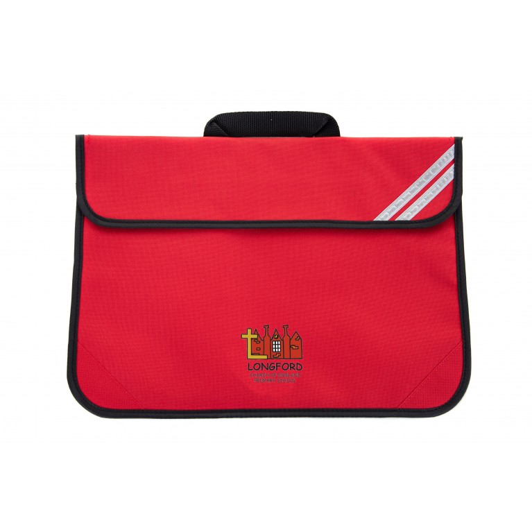 Red Short Handle Bookbag 