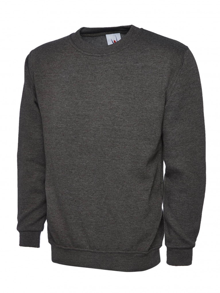 Classic Sweatshirt Embroidered With School Logo