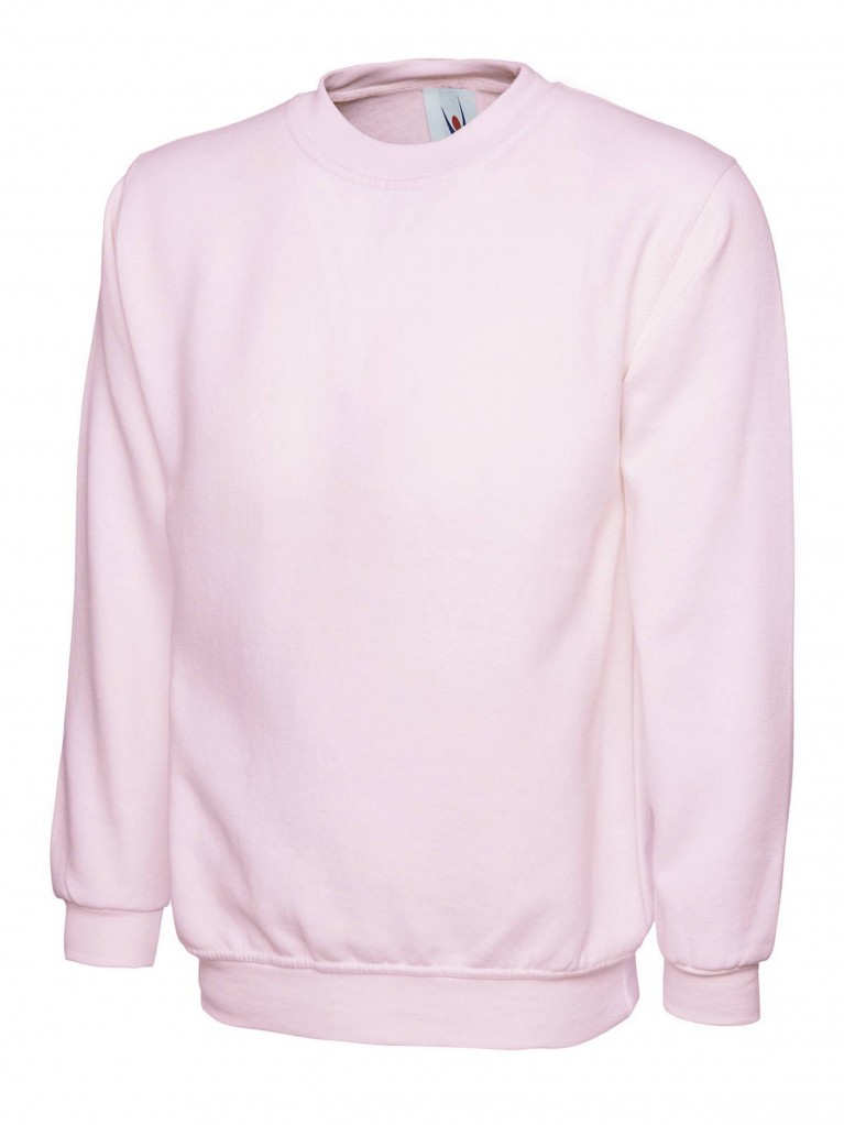 Classic Sweatshirt Embroidered With School Logo