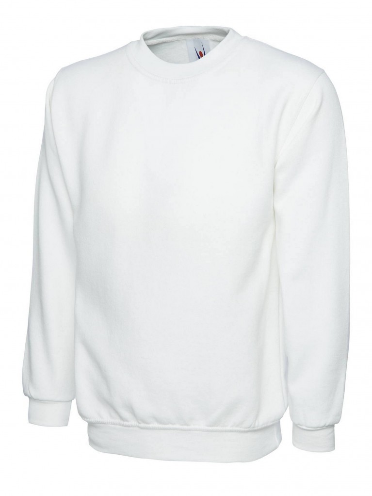 Classic Sweatshirt Embroidered With School Logo