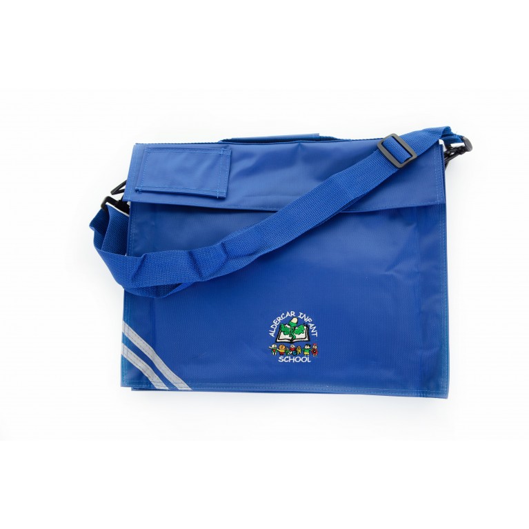 Blue Long Handle Bookbag 