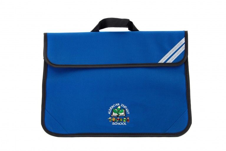 Blue Short Handle Bookbag 