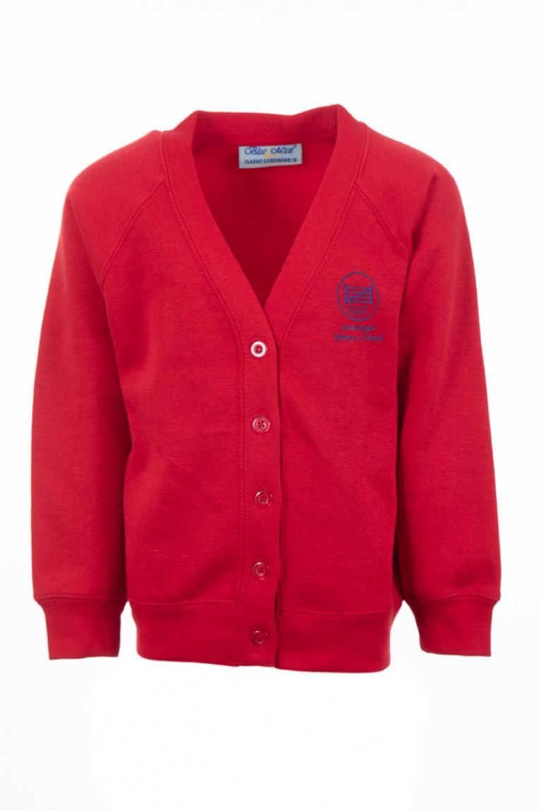 Red 70/30 Cardigan 