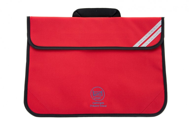 Red Short Handle Bookbag