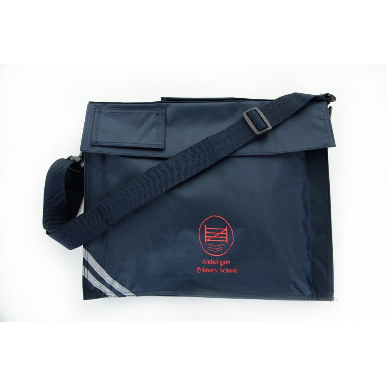 Navy Long Handle Bookbag