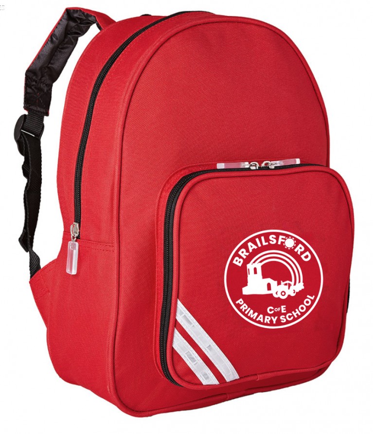 Printed Red Infant Backpack