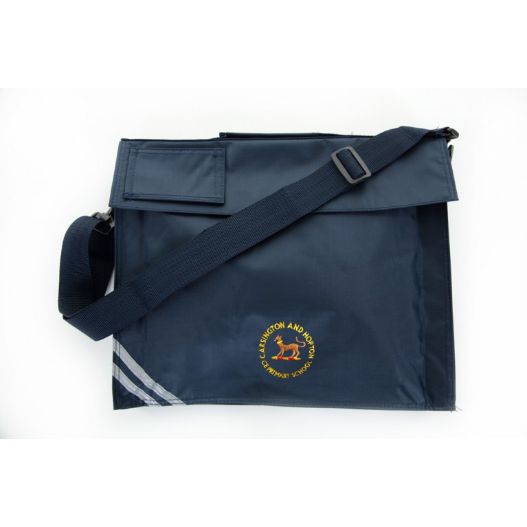 Navy Long Handle Bookbag