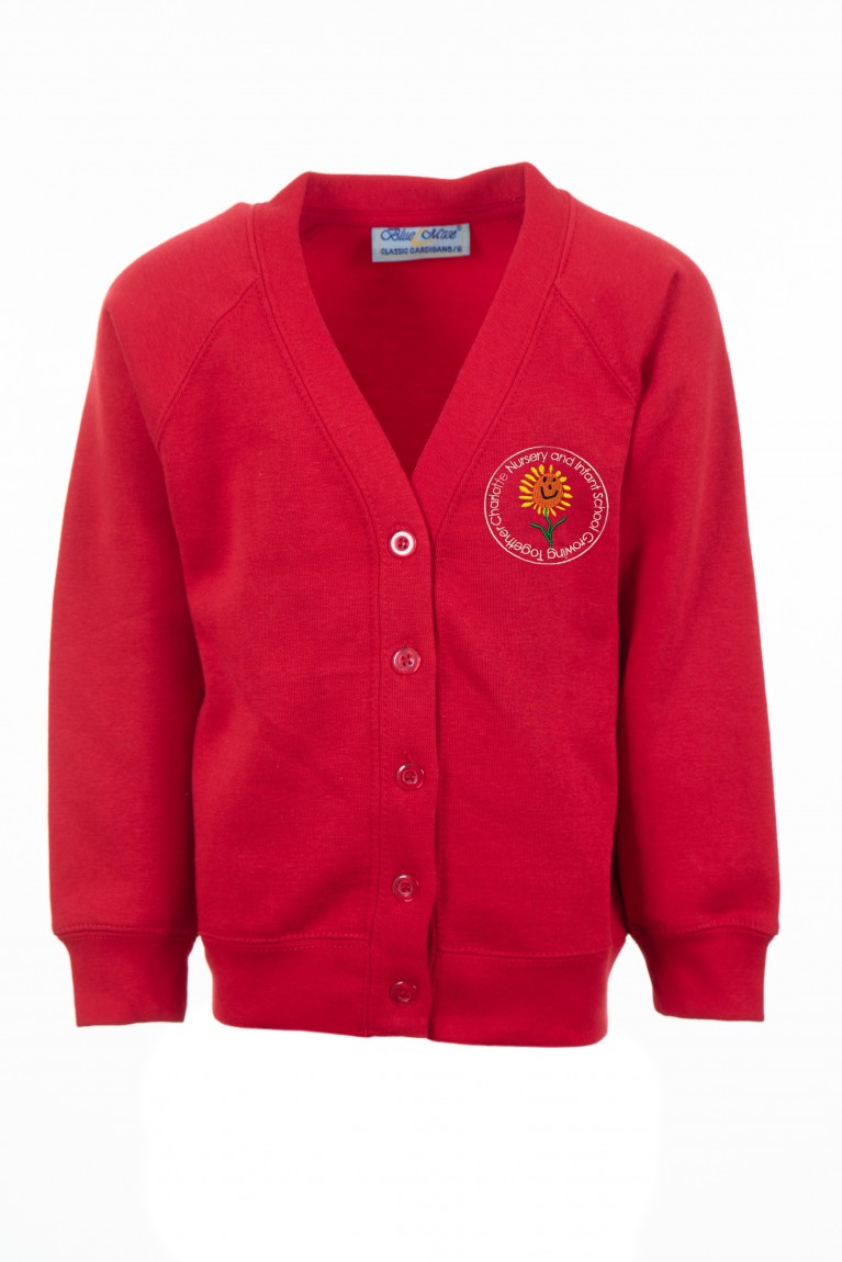 Red 70/30 Cardigan 