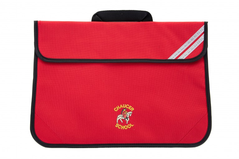 Red Short Handle Bookbag 