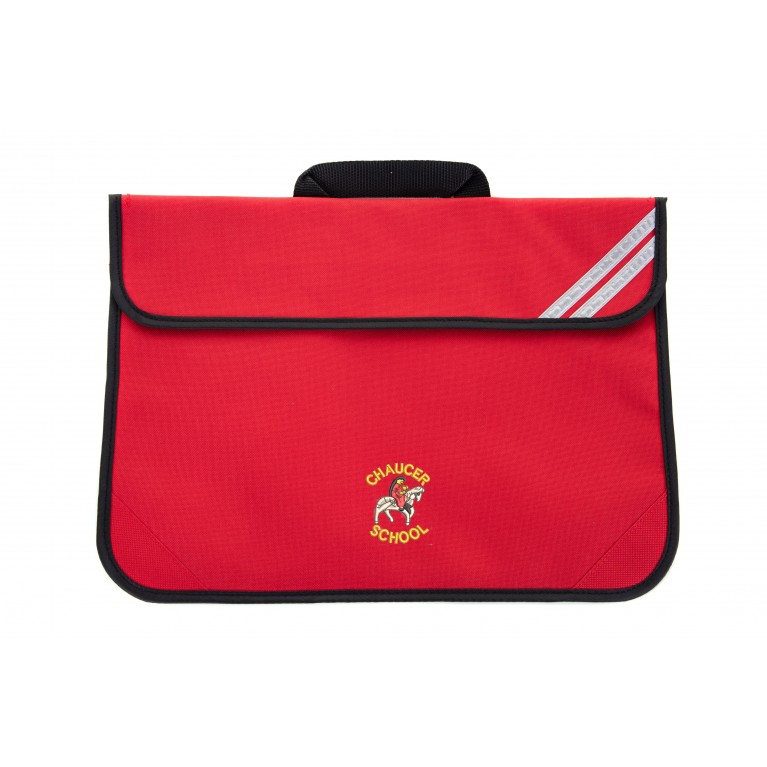Red Short Handle Bookbag 