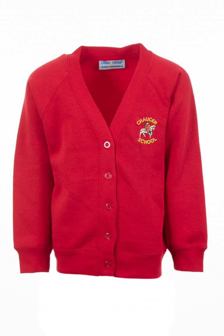 Red 70/30 Cardigan 