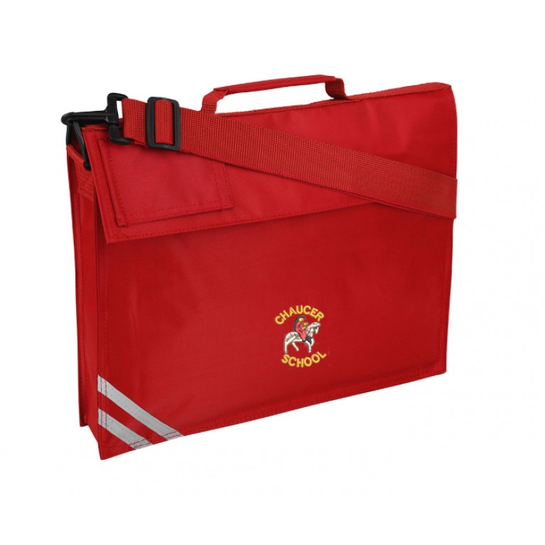 Red Long Handle Bookbag 