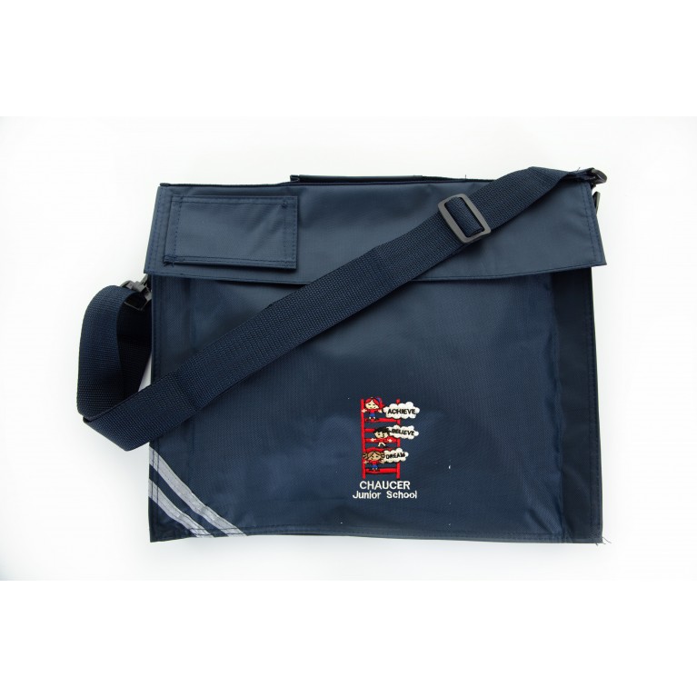 Navy Long Handle Bookbag