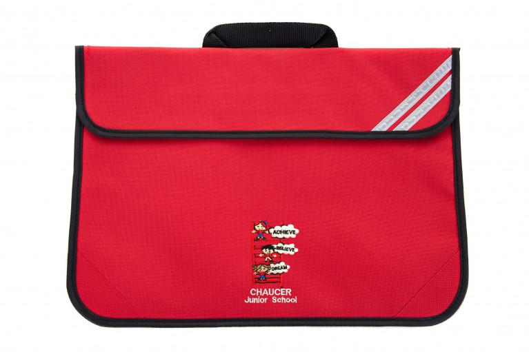 Red Short Handle Bookbag