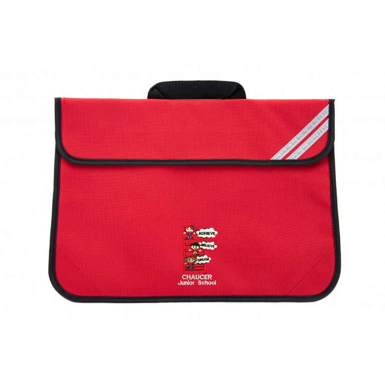 Red Short Handle Bookbag