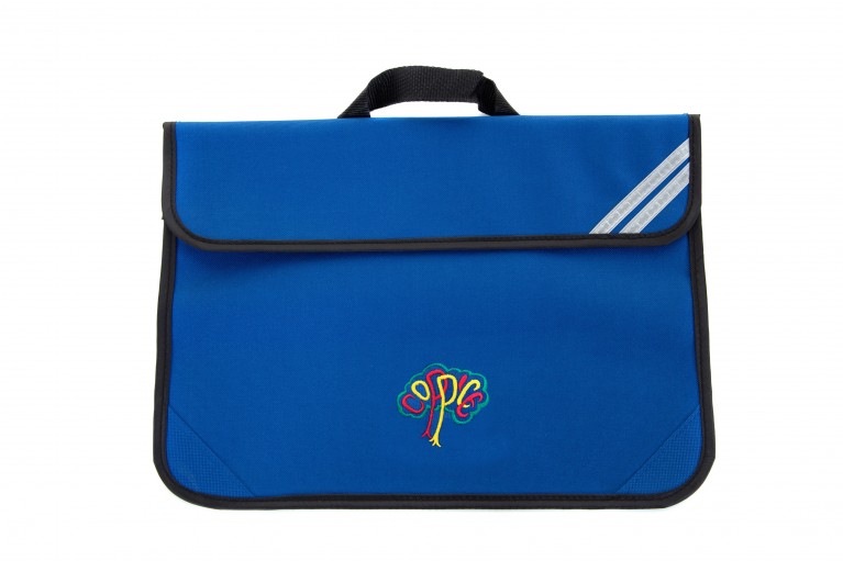 Blue Short Handle Bookbag