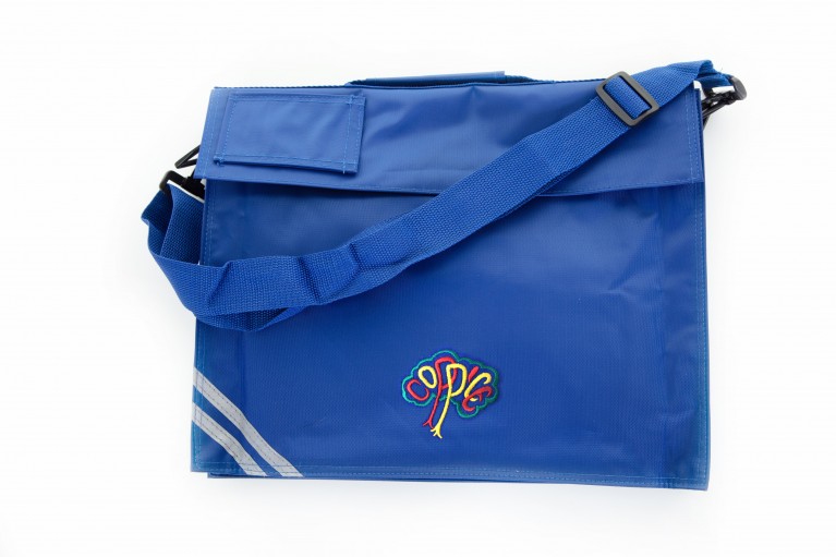 Blue Long Handle Bookbag