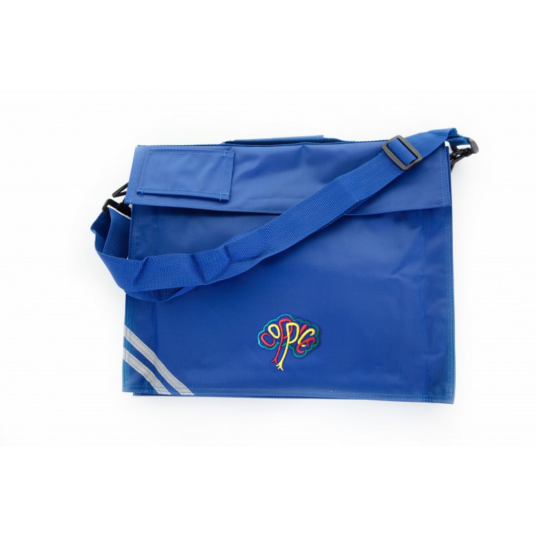 Blue Long Handle Bookbag