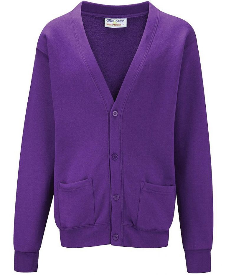 Purple Select Cardigan with logo