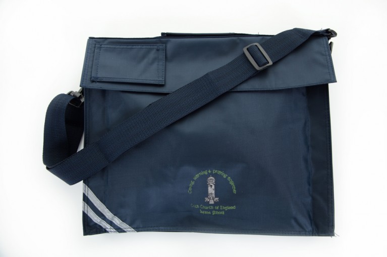 Navy Long Handle Bookbag