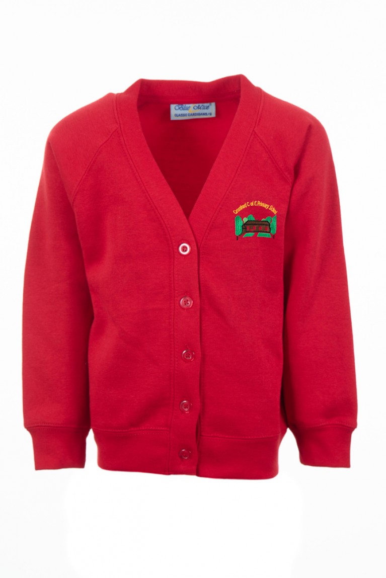 Red 70/30 Cardigan 