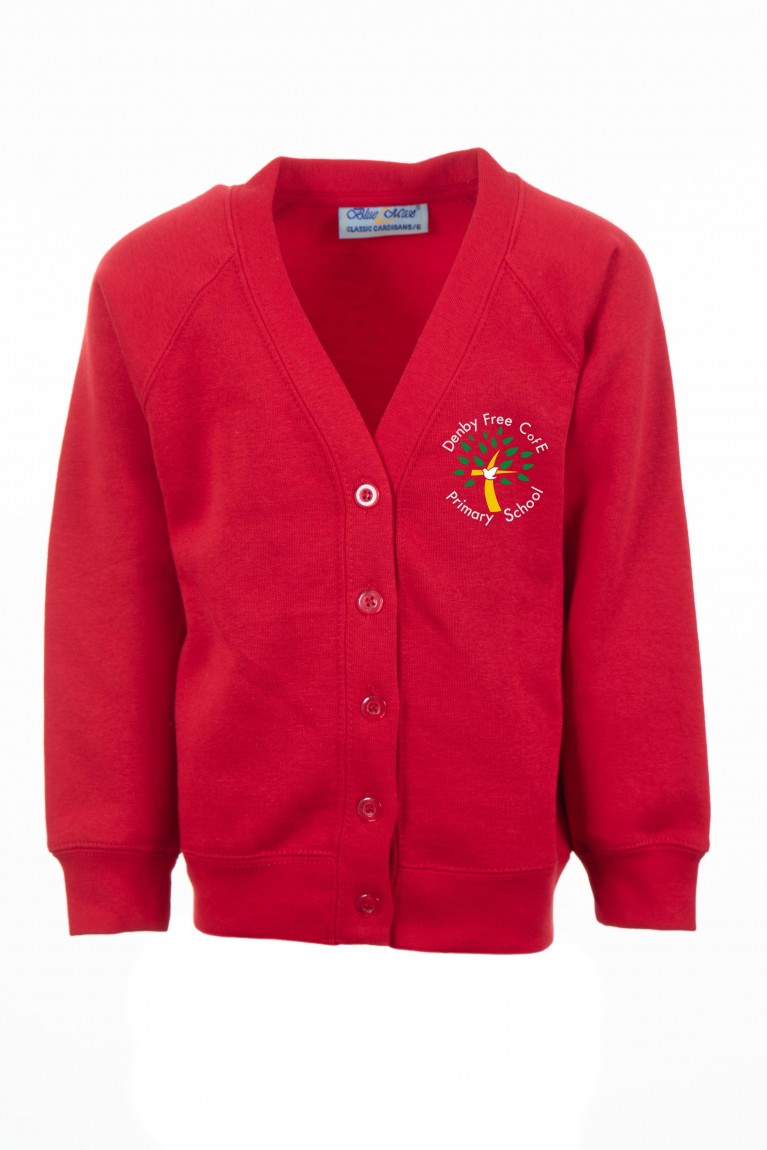 DBF Red 70/30 Cardigan