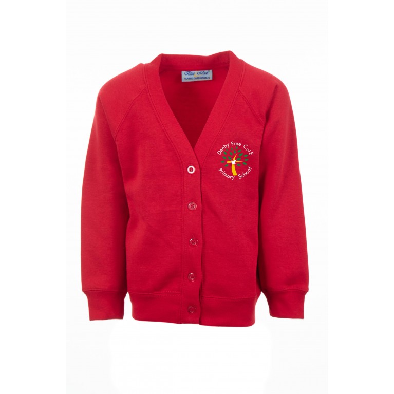 DBF Red 70/30 Cardigan