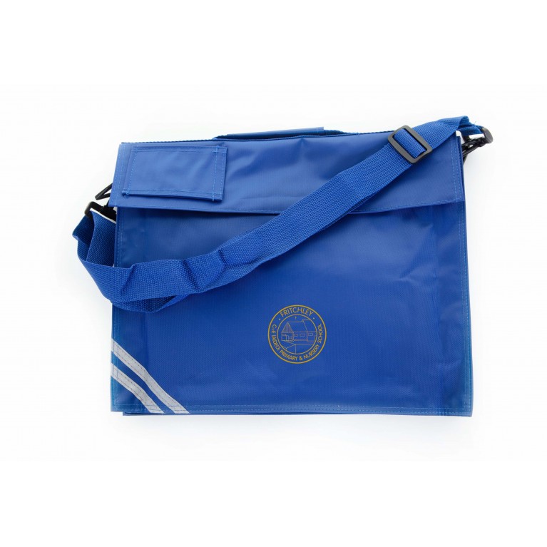 Blue Long Handle Bookbag