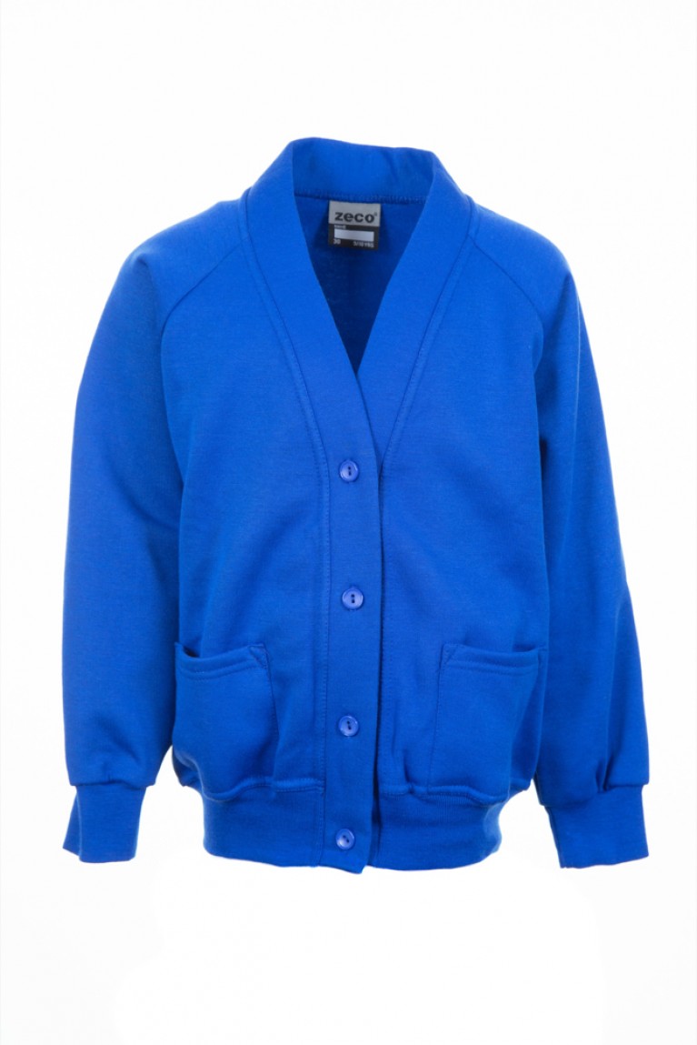 Plain Blue Cardigan