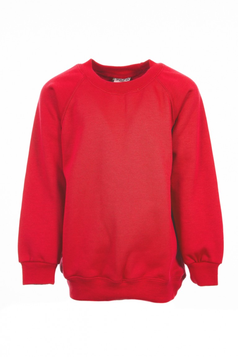 Zeco Plain Red Sweatshirt