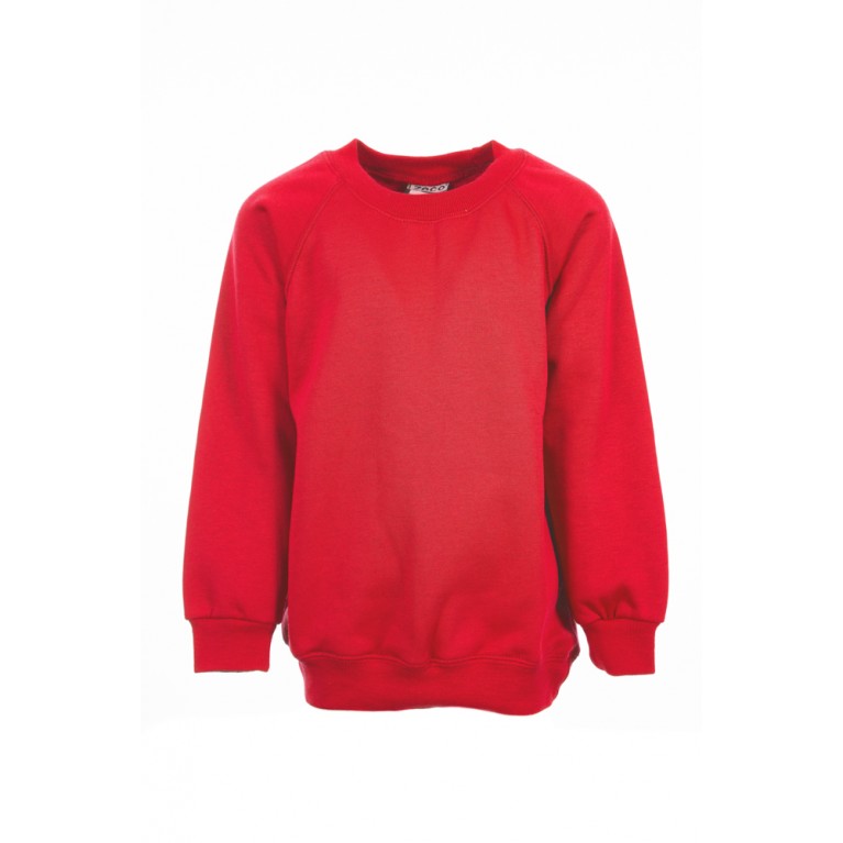Zeco Plain Red Sweatshirt