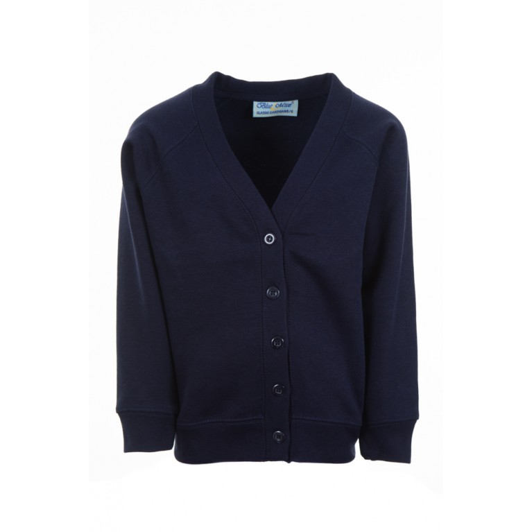 Plain Navy Select Cardigan 